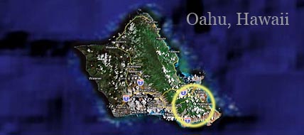 map of hawaiian islands